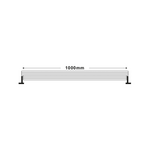 LED WALLWASHER 36W, 2880lm, 4000K,  15° x 60°, 1m, IP66, 3 years warranty with fast connectors - Image 2