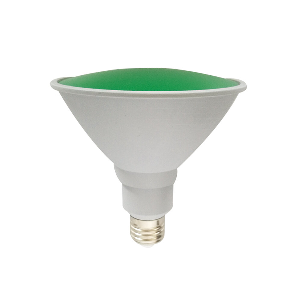 PAR3815GR42.jpg LED SMD E27 PAR38 15W GREEN 1150LM 42V AC RA80 30000H 110° IP65 - Image 1