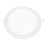 ΛΕΥΚΟ ΣΤΡΟΓΓΥΛΟ LED ΠΑΝΕΛ ΧΩΝΕΥΤΟ 18W 3000K 1700Lm Φ220mm 230V AC Ra80