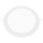 ΛΕΥΚΟ ΣΤΡΟΓΓΥΛΟ LED ΠΑΝΕΛ ΧΩΝΕΥΤΟ 18W 4000K 1800Lm Φ220mm 230V AC Ra80
