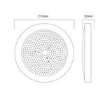 LED ΠΛΑΣΤΙΚΟ Φ/Σ ΠΙΣΙΝΑΣ 20W 6000K 2200LM 110° IP68 12V DC Φ210Χ20mm - Image 2