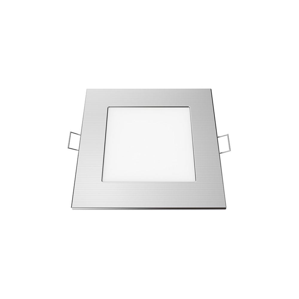 PLATO630SNM.png LED SLIM PANEL NM SQUARE REC. 6W 3000K 450Lm 118mm 230V AC Ra80 - Image 1