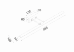 ΕΠΙΤΟΙΧΟ Φ/Σ LED 12W 3000K 780LM ΧΡΩΜΙΟ ΜΕΤ/ΚΟ IP44 50X6X19CM RIO - Image 2