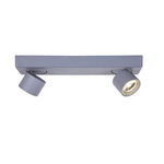 ΕΠΙΤΟΙΧΟ Φ/Σ LED 10W COB 80° 3000K 800LM ΓΚΡΙ ΑΛΟΥΜΙΝΙΟ 32X7XH7,5CM PLUTO