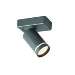 ΕΠΙΤΟΙΧΟ Φ/Σ 1XGU10 DIVINO ΓΚΡΙ ΑΛΟΥΜΙΝΙΟ IP20 12X7X13,5CM