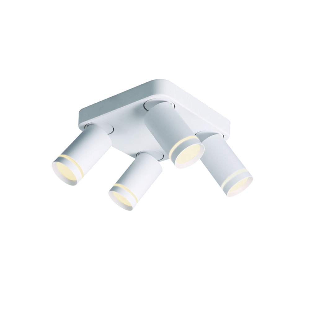RA3634CWH.jpg ΕΠΙΤΟΙΧΟ Φ/Σ 4XGU10 DIVINO ΛΕΥΚΟ ΑΛΟΥΜΙΝΙΟ IP20 21X21X13,5CM - Image 1