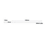 LED LINEAR LUMINAIRE 43W 4000LM 3000K 120° 230V AC IP40 Ra>80 30.000HRS 1500mm - Image 2