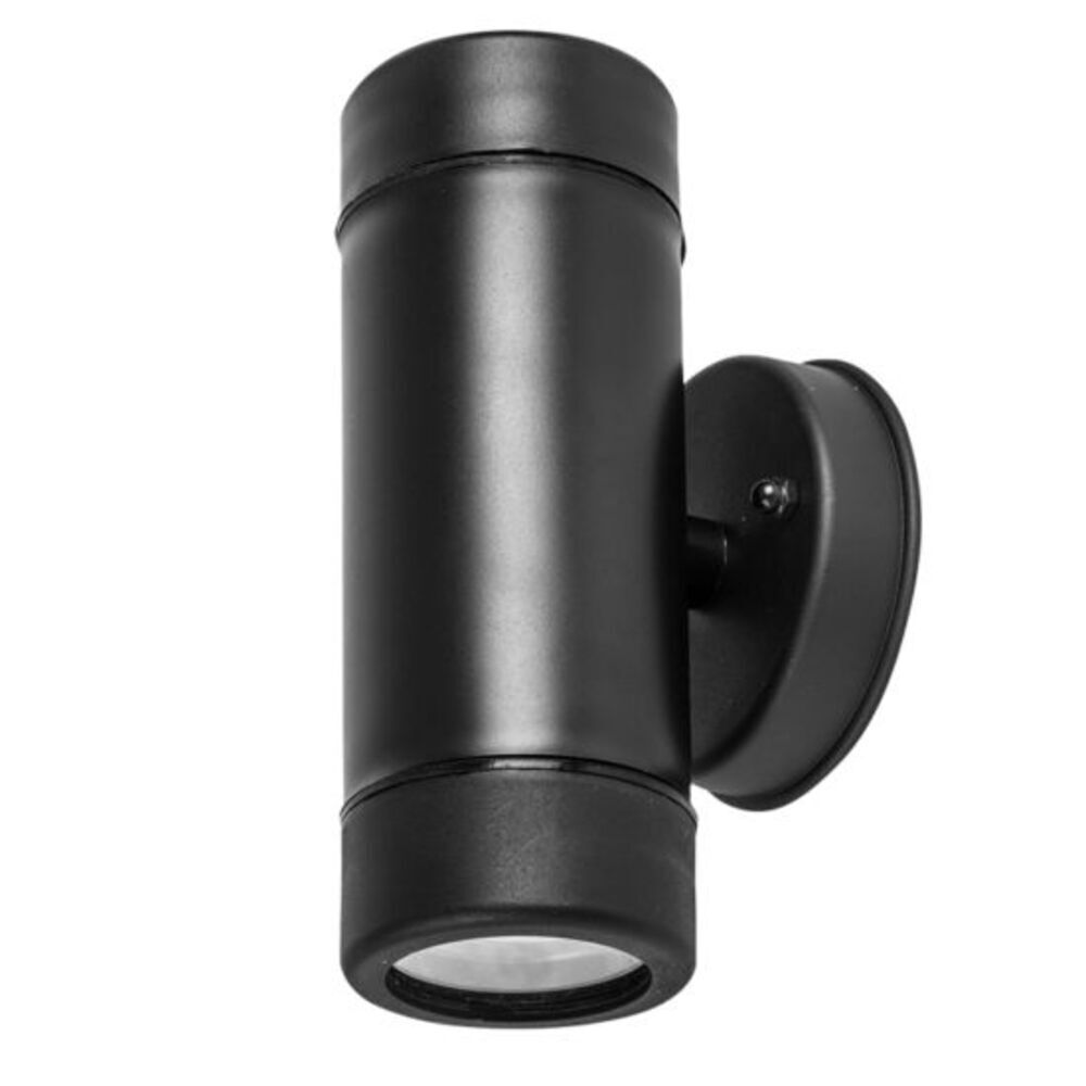 SL7031B.jpg UP-DOWN BLACK PP WALL LIGHT GU10Max.2x3W LED IP65 - Image 1