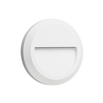 LED WALL ROUND LUMINAIRE WHITE 230V AC IP65 2W 3000K 100LM RA80