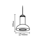 ΚΑΜΠΑΝΑ ΚΡΕΜΑΣΤΗ ΚΕΝΗ RX7S MAX150W - Image 2