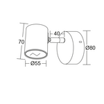 ΣΠΟΤ Ι ΛΕΥΚΟ ΜΑΤ 1ΧGU10 ORFEAS - Image 2