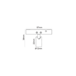 ΜΙΝΙ ΜΑΥΡΟ ΜΑΓΝΗΤΙΚΟ ΣΠΟΤ 24V DC 1W 3000K 80LM 24° RA90 5YRS Φ12*22(38)ΜΜ - Image 2