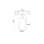 ΜΙΝΙ ΜΑΥΡΟ ΜΑΓΝΗΤΙΚΟ ΣΠΟΤ 24V DC 2W 3000K 180LM 24° RA90 5YRS Φ26*46(72)ΜΜ - Image 2