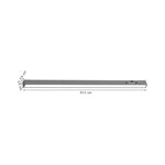 Inlight Γραμμικό φωτιστικό LED 20W 3CCT για Ultra Thin ράγα σε μαύρη απόχρωση D:61,5X2,6X2,4cm (TMU0060-Black) - Image 2