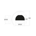 ΑΠΛΙΚΑ ΓΥΑΛΙ ΧΡΩΜΙΟ - ΔΙΑΦΑΝΕΣ 1ΧE27 ALIEN - Image 2