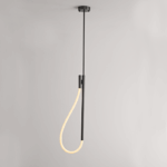 ΚΡΕΜΑΣΤΟ Φ/Σ LED 12W 3000K 536LM MALPO ΜΕΤΑΛΛΙΚΟ + ΣΙΛΙΚΟΝΗ IP20 L18.5*H150