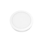 ΛΕΥΚΟ ΣΤΡΟΓΓΥΛΟ LED ΠΑΝΕΛ ΟΡΟΦΗΣ 6W 4000K 470Lm Φ117mm 230V AC Ra80