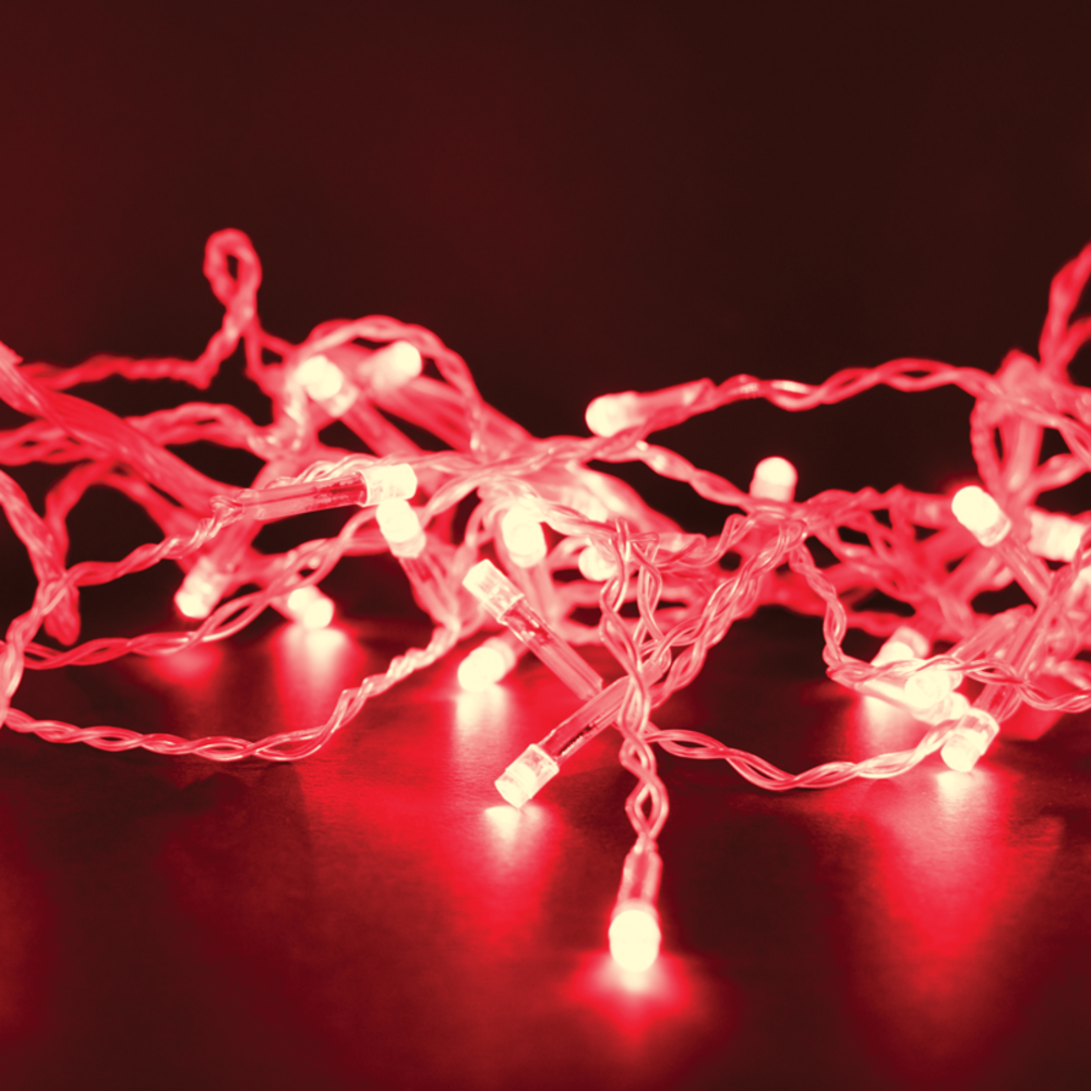 X08300422.png 300LED ΛΑΜΠ ΣΕ ΣΕΙΡΑ 5cm ΚΟΚΚΙΝΑ ΑΝΤΑΠΤ 31VDC & 8 ΠΡΟΓΡΑΜΜΑΤΑ IP44 3m ΔΙΑΦ ΚΑΛΩΔ - Image 1