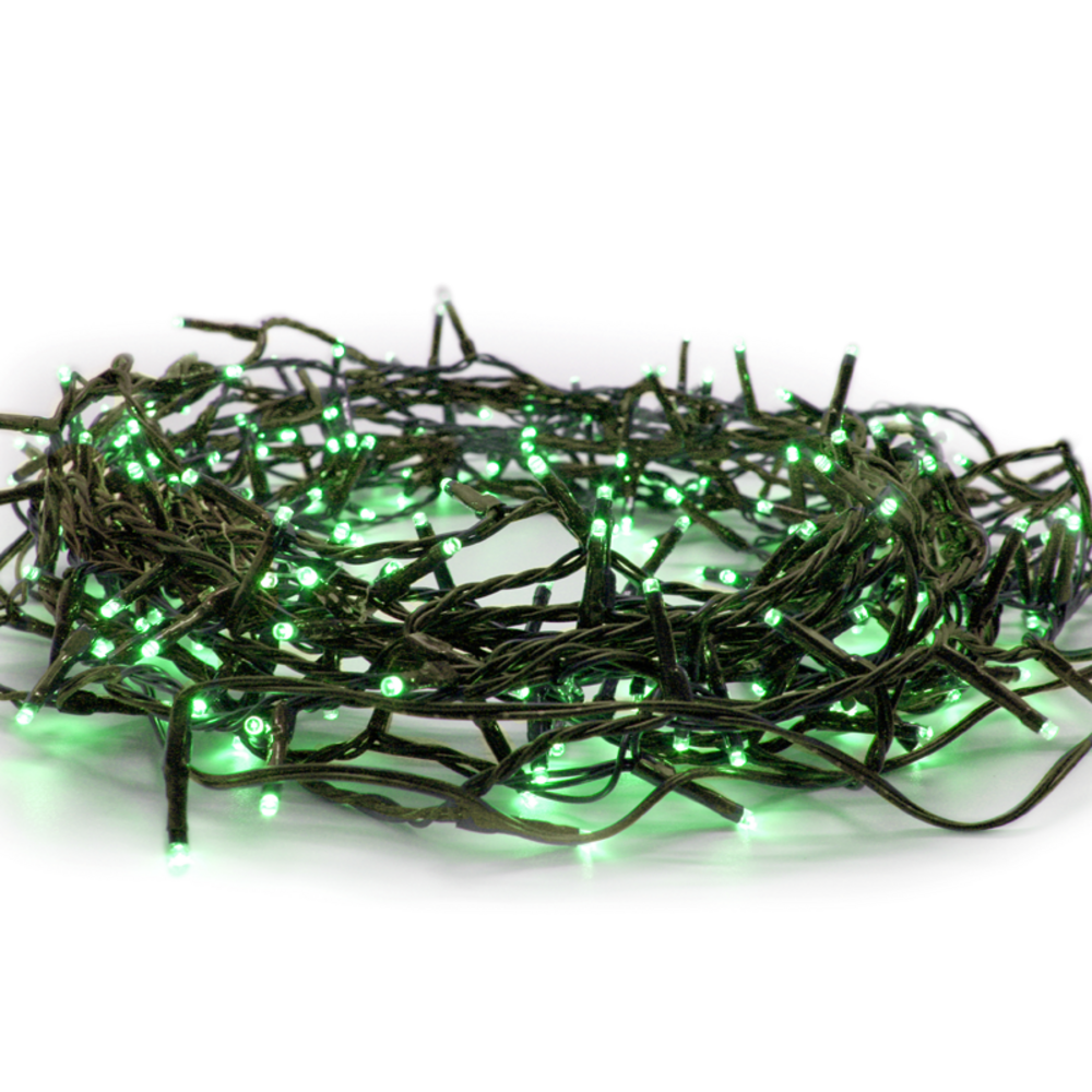 X08300512.png 300 LED ΛΑΜΠ. ΣΕΙΡΑ (ANA 5cm), ΠΡΑΣΙΝΟ,ΑΝΤΑΠΤ.(31VDC) & 8 ΠΡΟΓΡΑΜ.,IP44, 15m, ΠΡΑΣΙΝΟ ΚΑΛ. - Image 1