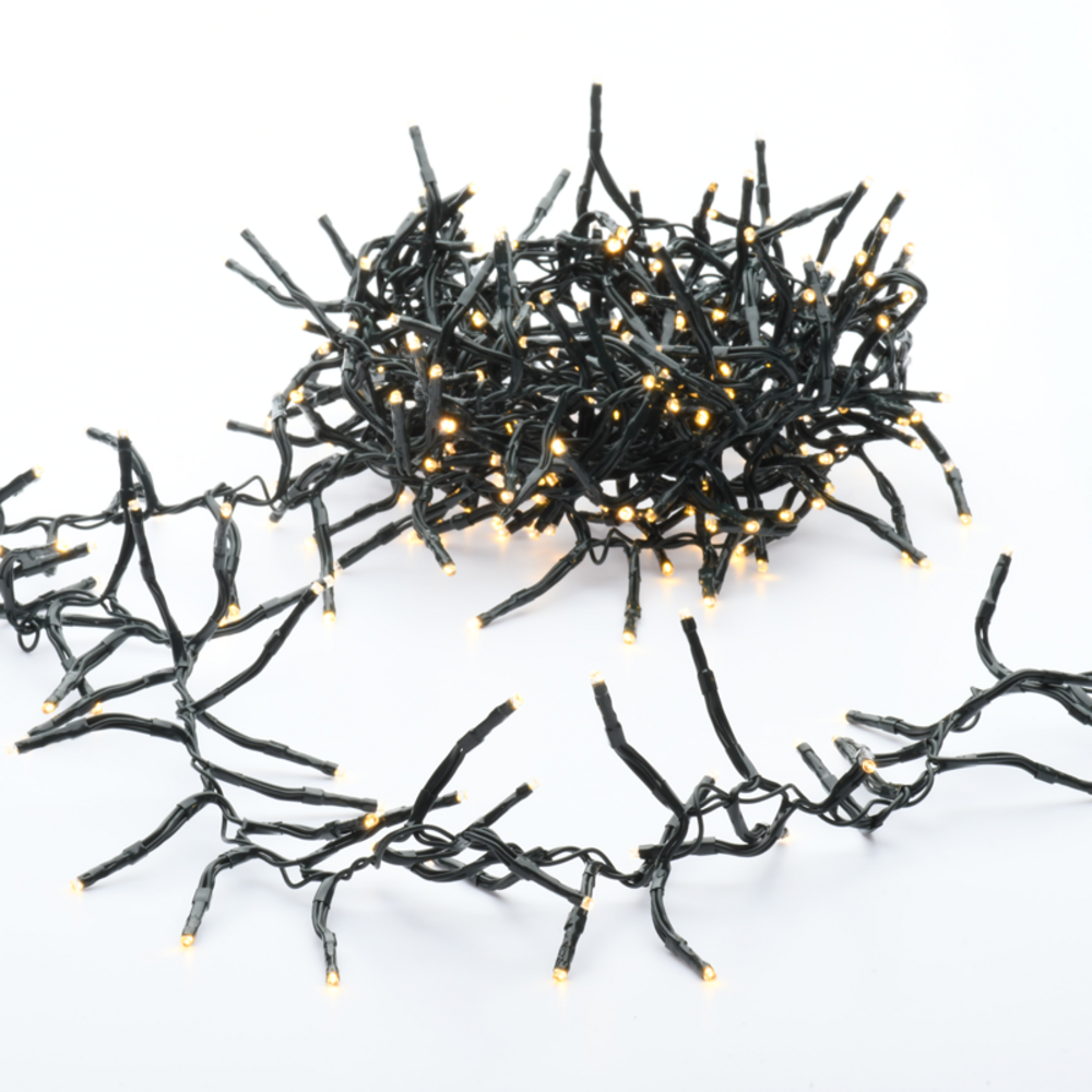 X087001122.png 700 CLUSTER LED ΛΑΜΠ. ΣΕΙΡΑ (ANA 5cm), WW, ΑΝΤΑΠΤ.(31VDC)& 8 ΠΡΟΓΡΑΜ.,IP44, 11.5m, ΠΡΑΣΙΝΟ ΚΑΛ. - Image 1