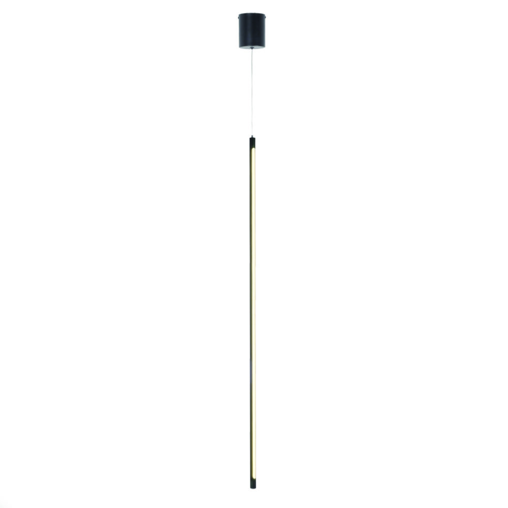 ZM16LEDP100BK.jpg ΚΡΕΜΑΣΤΟ Φ/Σ LED 18W DIM ΑΦΗΣ 3000K 920LM AVENUE ΜΑΥΡΟ ΜΕΤ/ΚΟ IP20 D8XD1,8XH250CM - Image 1