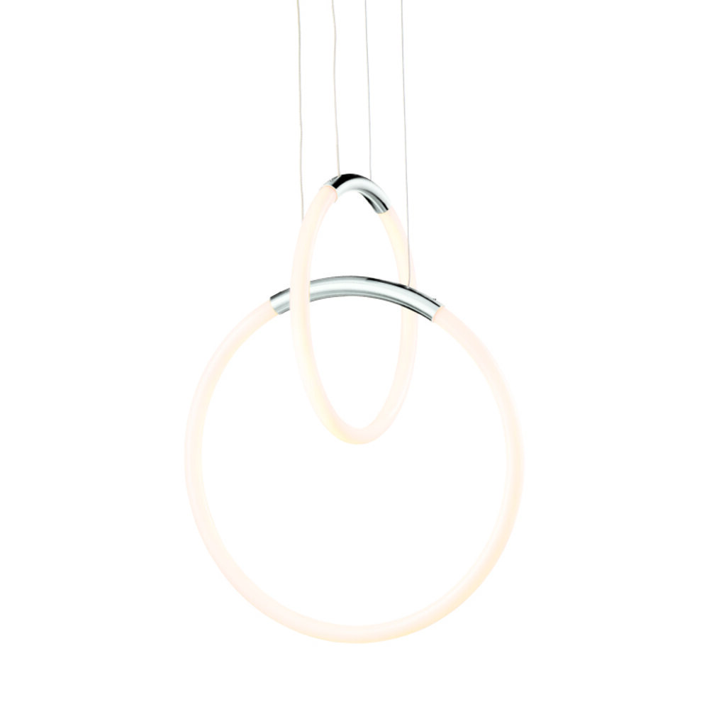 ZM31LEDP40CH.jpg ΚΡΕΜΑΣΤΟ Φ/Σ LED 24W 3000K 1680LM VENUS ΧΡΩΜΙΟ ΜΕΤ/ΚΟ IP20 40X30XH164CM - Image 1