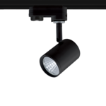 BLACK LED TRACK LIGHT 7W 3000K 4WIRES 24° 700LM 230V Ra80