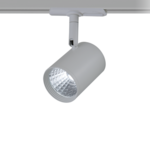 GREY LED TRACK LIGHT 7W 3000K 2WIRES 24° 700LM 230V Ra80