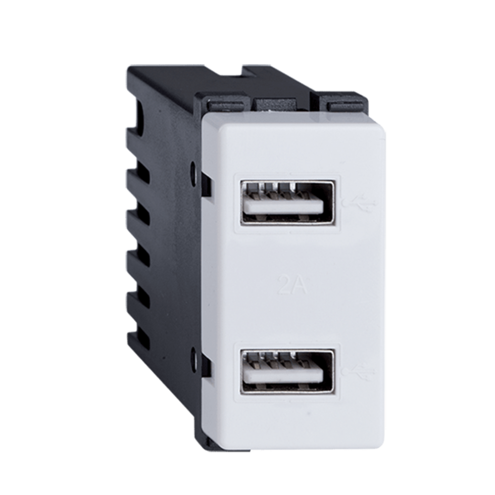 26014.png LECCE ΠΡΙΖΑ USB ΔΙΠΛΗ ΛΕΥΚΗ - Image 1