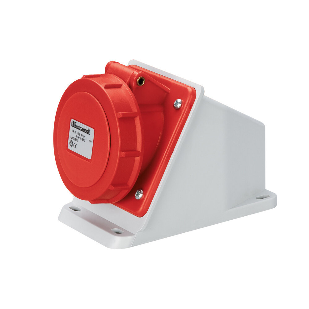 EC693511.jpg EC690 FIXED SOCKET 63A IP67 3P+N+E 346-415V - Image 1