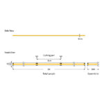 ΤΑΙΝΙΑ LED COB 5M 12W 24V CCT 640L/M IP44 PRO - Image 2