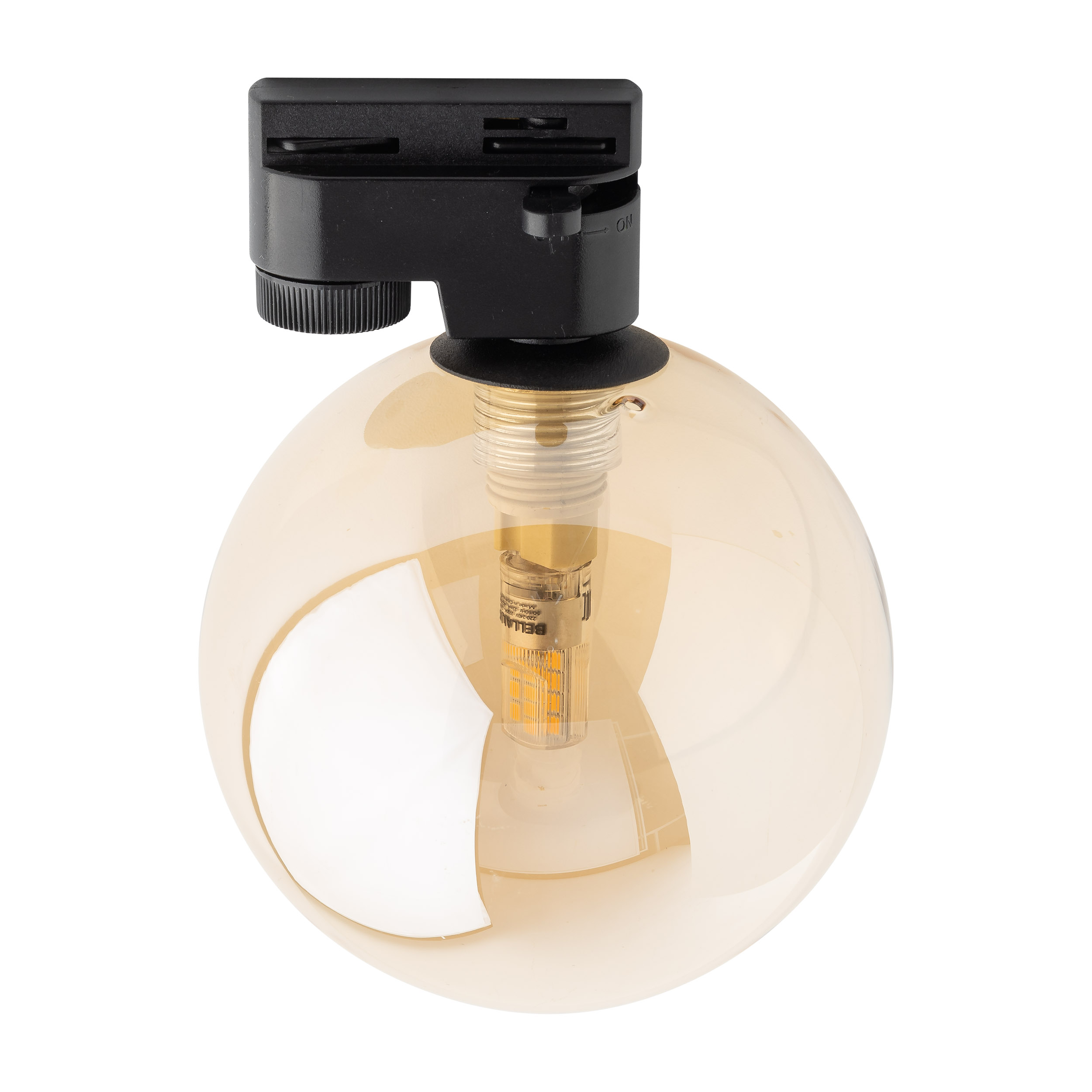 4924.png TK LIGHTING TRACK LIGHT TRACER 4924 G9 AMBER/BLACK - Image 1