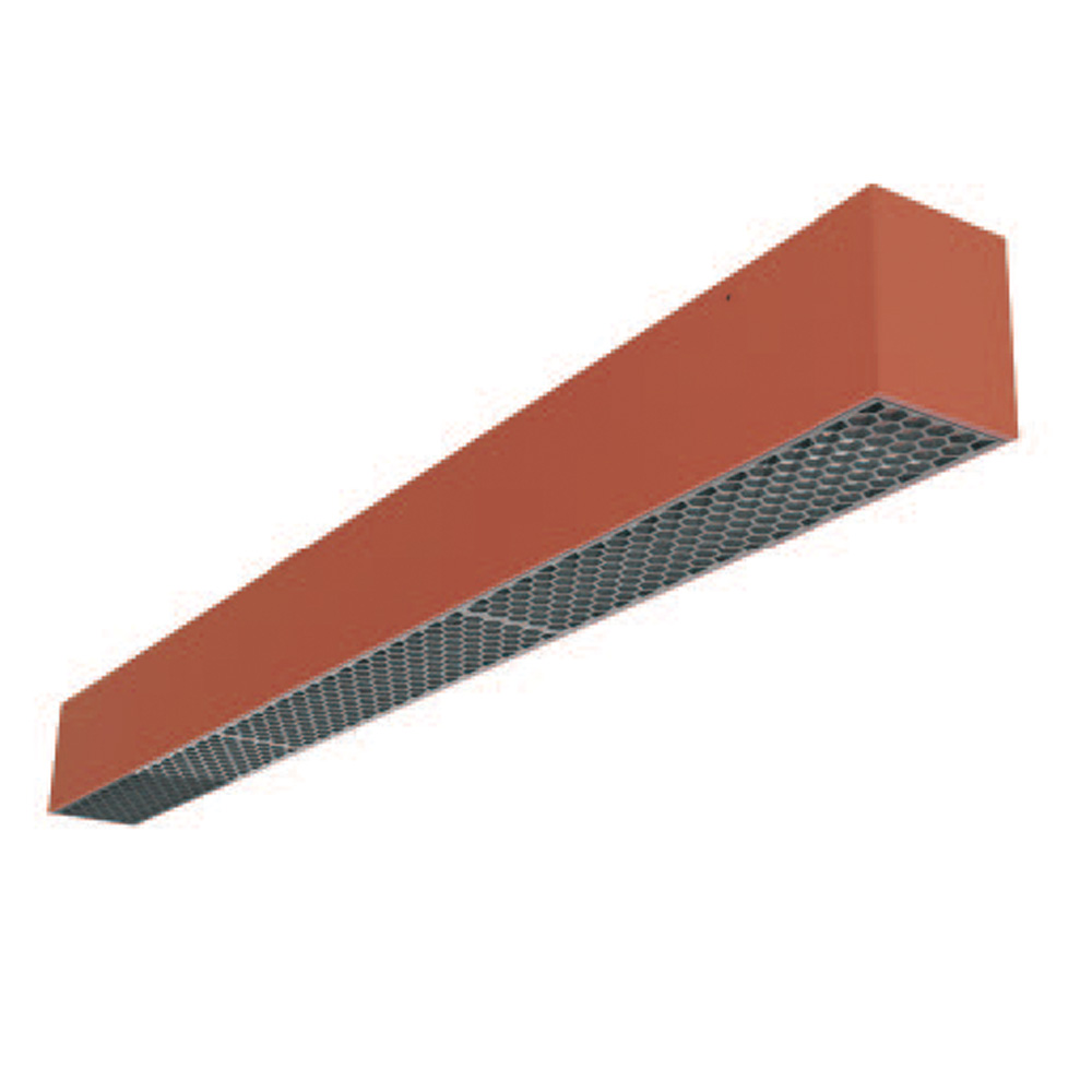 955FB24CCT03GR.png ELMARK LED FIXTURE 12W 48V CCT HONEYCOMB, D. GREY - Image 1
