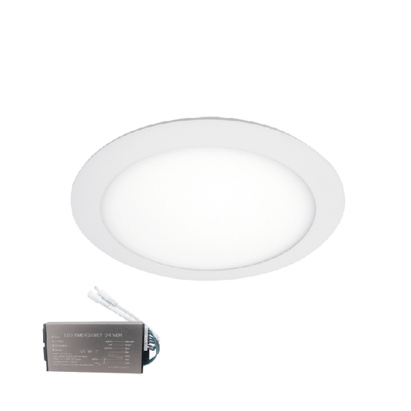 99LED623IP65E.png LED ΠΑΝΕΛ ΣΤΡΌΓΓΥΛΟ 23W 4000K IP65+ΚΙΤ ΑΣΦΑΛΕΙΑΣ - Image 1