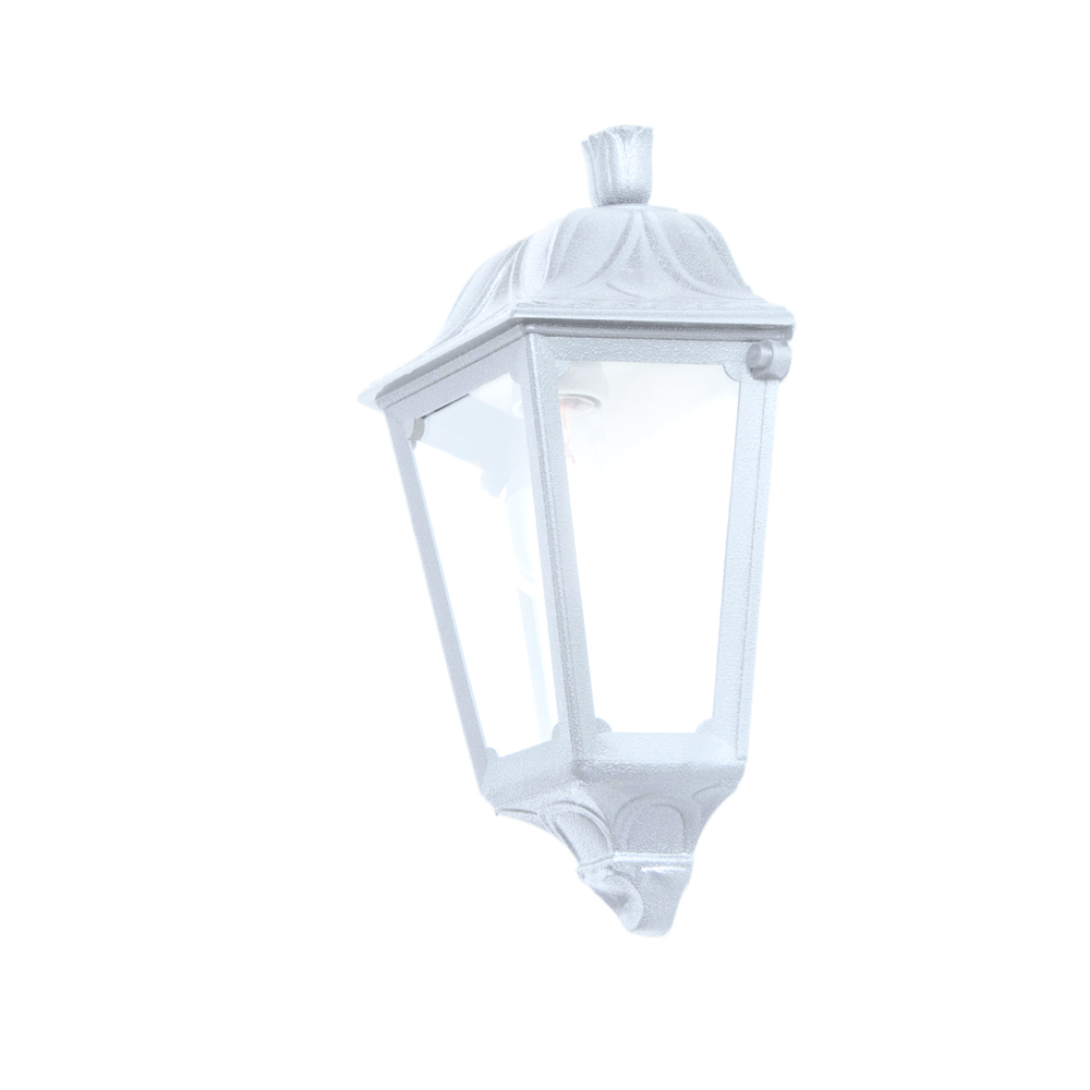WH-334.png IESSE WALL HALF LANTERN 1XE27 IP55 WHITE - Image 1