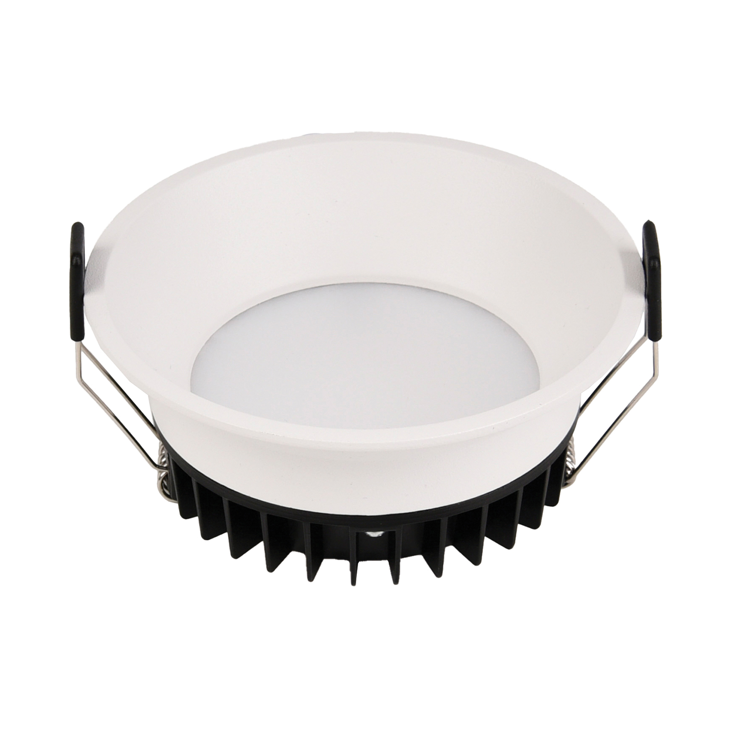 WHE-20.png EL-6227 RECESSED ROUND LED DOWNLIGHT 12W 4000K+EM - Image 1