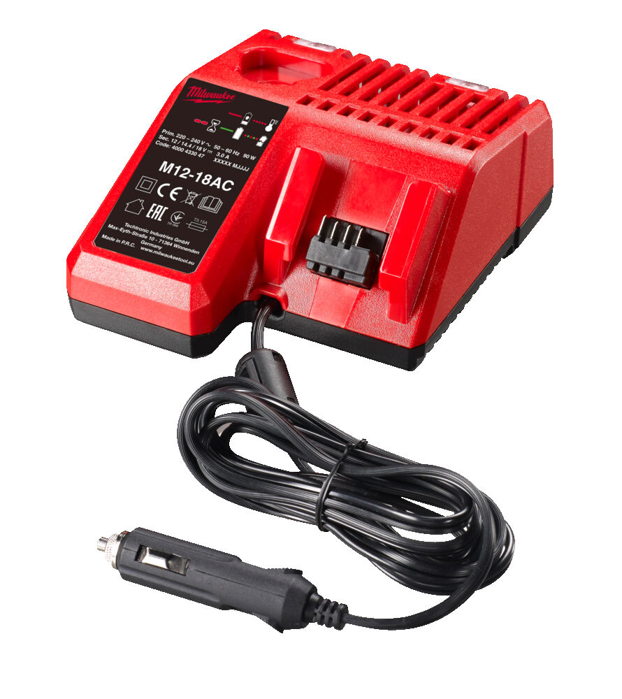 3901732.jpg ΦΟΡΤΙΣΤΗΣ ΑΥΤΟΚΙΝΗΤΟΥ 12V M12-18AC MW - Image 1