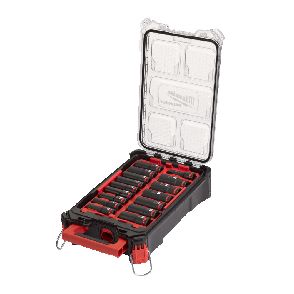 3928462.jpg ΚΑΡΥΔΑΚΙΑ SHW ΜΑΚΡΙΑ 1/2" PACKOUT SET 16τεμ. MW - Image 1