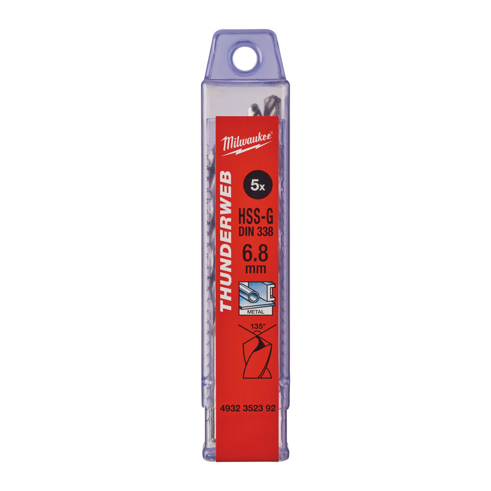 3984012.jpg ΤΡΥΠΑΝΙ ΑΕΡΟΣ ΑΣΗΜΙ HSS-G 6.8mm DIN338 MW - Image 1