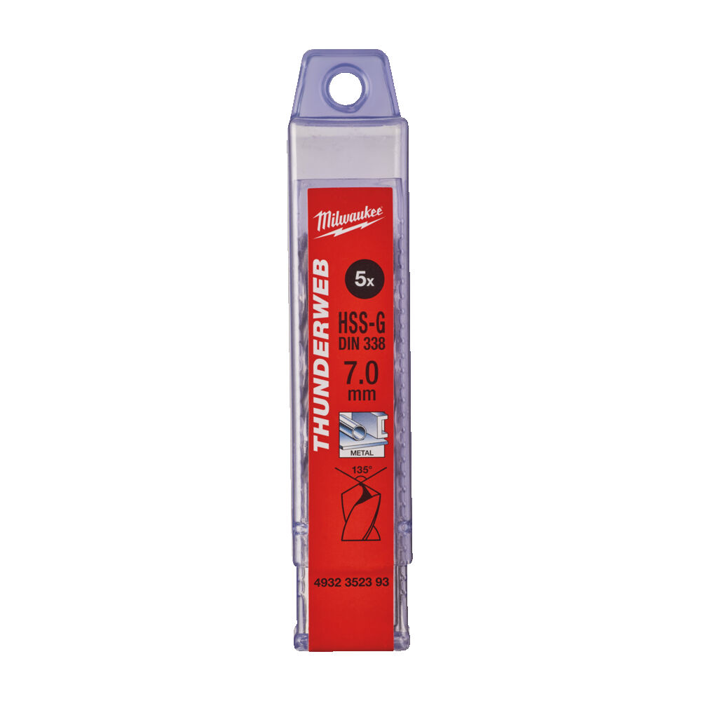 3984554.jpg ΤΡΥΠΑΝΙ ΑΕΡΟΣ ΑΣΗΜΙ HSS-G 7.0mm DIN338 MW - Image 1