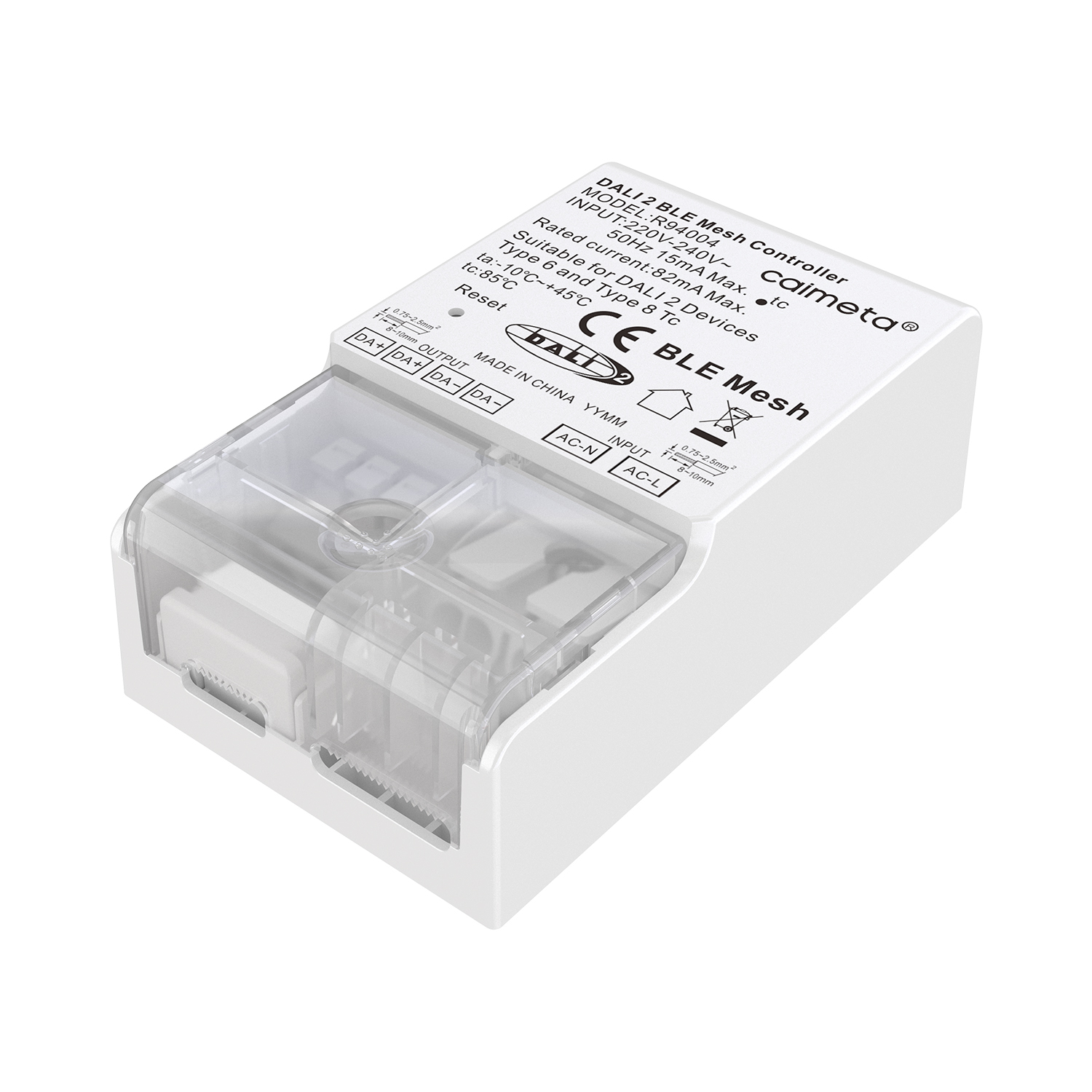4DR050016.jpg CAIMETA ΕΛΕΓΚΤΗΣ BLUETOOTH ΛΕΥΚΟΣ DALI 2 86x52x30mm - Image 1