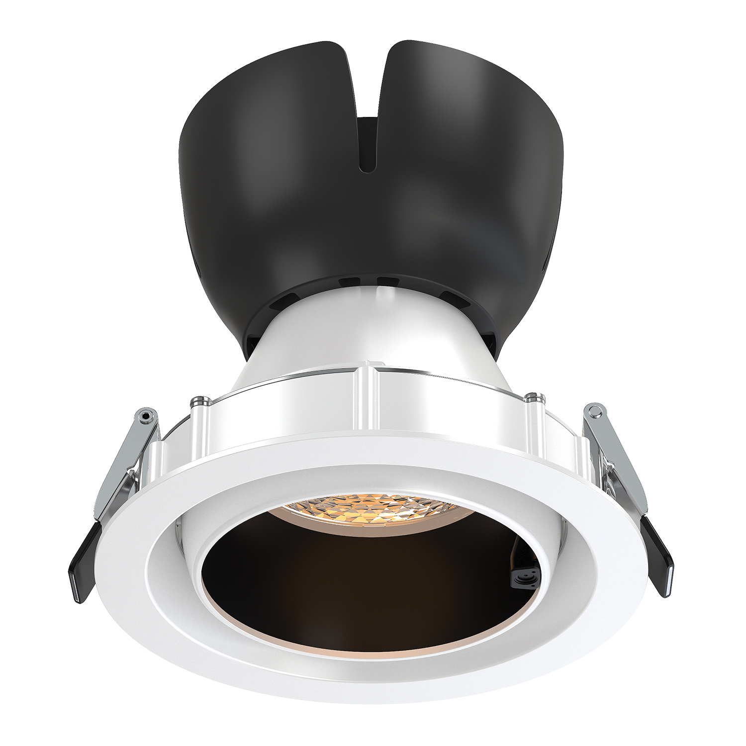 4GR010D06.jpg AI LUKA DOWNLIGHT ΜΑΥΡΟ ΑΛΟΥΜΙΝΙΟ ΜΕ ΜΟΝΟ ΑΙΣΘΗΤΗΡΑ & BLUETOOTH 30W RGBW 220-240V 24° Φ135x128mm - Image 1