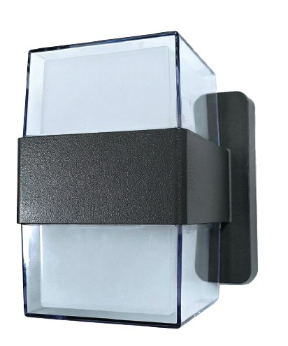 80203340.jpg it-Lighting Louise LED 8W CCT Outdoor Wall Lamp Anthracite D:12cmx14cm (80203340) - Image 1