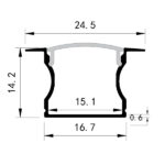 ΜΑΥΡΟ ΚΑΛΥΜΜΑ ΓΙΑ ΠΡΟΦΙΛ 145-70957/145-70907/145-70977 - Image 2