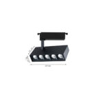 InLight Σποτ 20W μονοφασικής ράγας σε λεύκο χρώμα (T1-05800-White) - Image 2