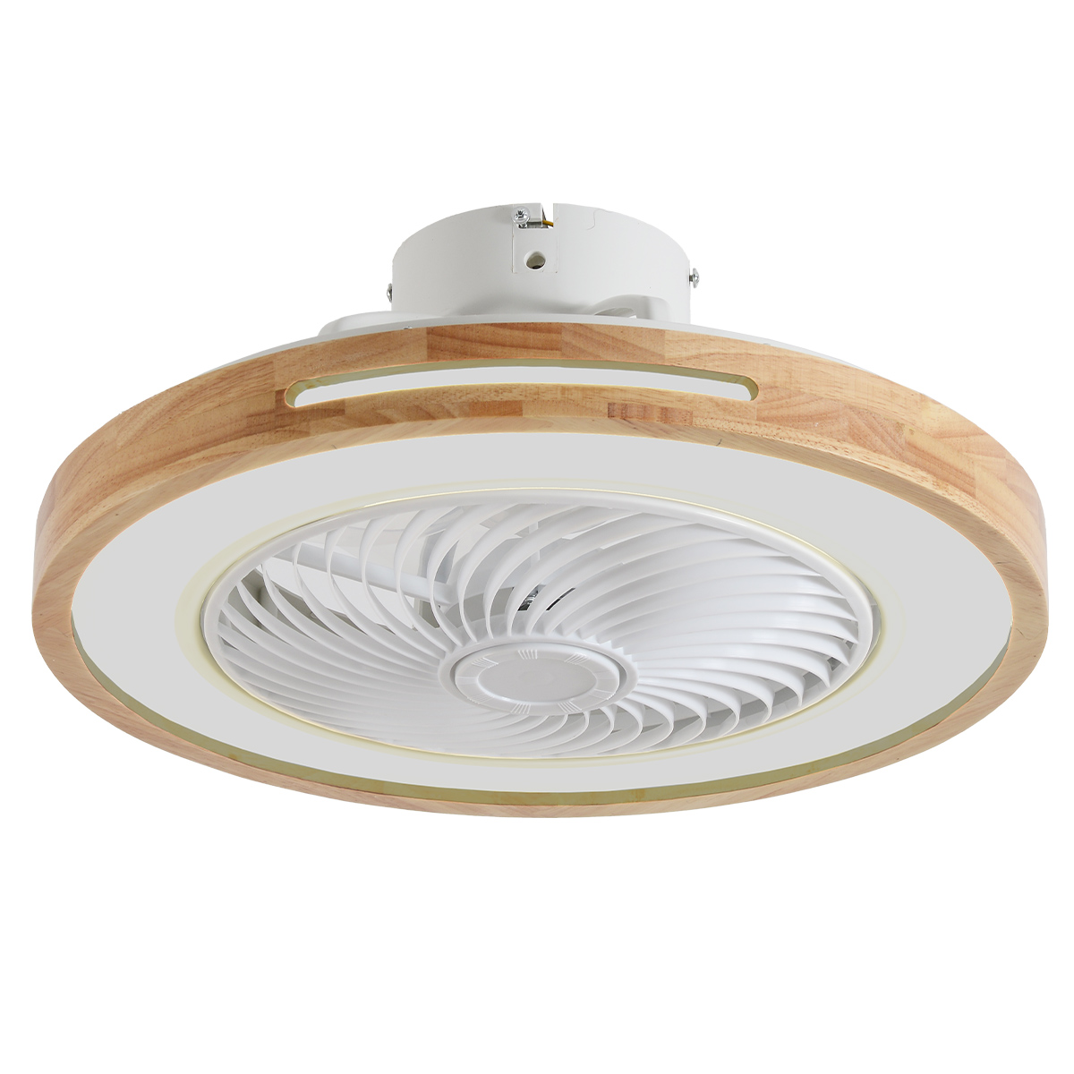 101000940_1.jpg it-Lighting Zephyr Ανεμιστήρας Οροφής LED με App Control & 3CCT | Wood & Λευκό (101000940) - Image 1