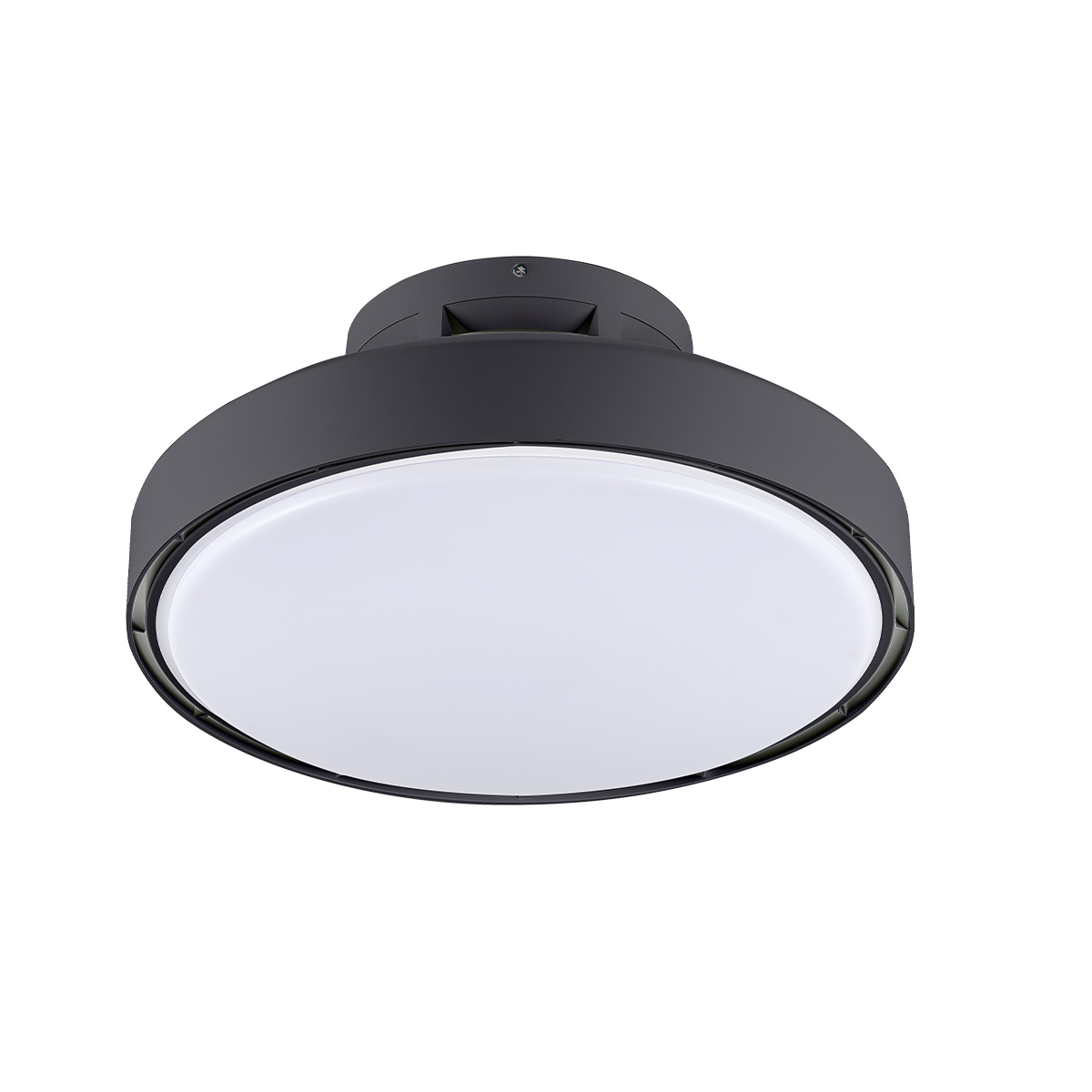 101001010_1.jpg it-Lighting TETON Ανεμιστήρας Οροφής Bladeless Μαύρο 56W LED 5900lm 3CCT App Control (101001010) - Image 1