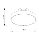 it-Lighting TETON Ανεμιστήρας Οροφής Bladeless Λευκό 56W LED 5900lm 3CCT App Control (101001020) - Image 2