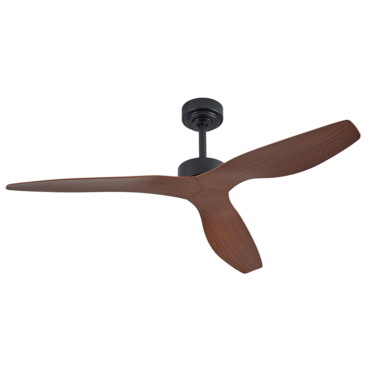 102000685_1.jpg it-Lighting Trent Ανεμιστήρας Οροφής με DC Μοτέρ 40W - Μαύρο & Ξύλο (102000685) - Image 1