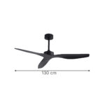 it-Lighting Trent Ανεμιστήρας Οροφής με DC Μοτέρ 40W - Total Black (102000625) - Image 2